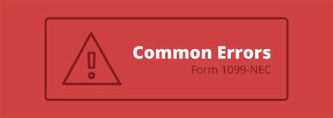 Avoid These Common Errors Form 1099-NEC - TY 2021