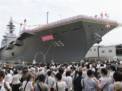 As tensions with China grow, Japan unveils largest warship since Second ...