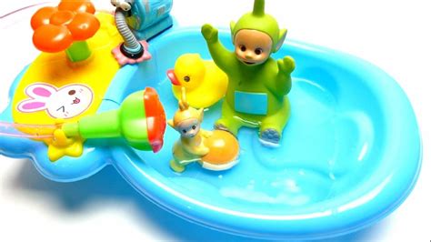 Bath Bomb Special - Teletubbies Play in Baby Bath Tub | Baby bath tub ...