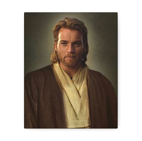 Obi-wan Kenobi Space Jesus Portrait Star Wars Gift Prequels Clone Wars ...