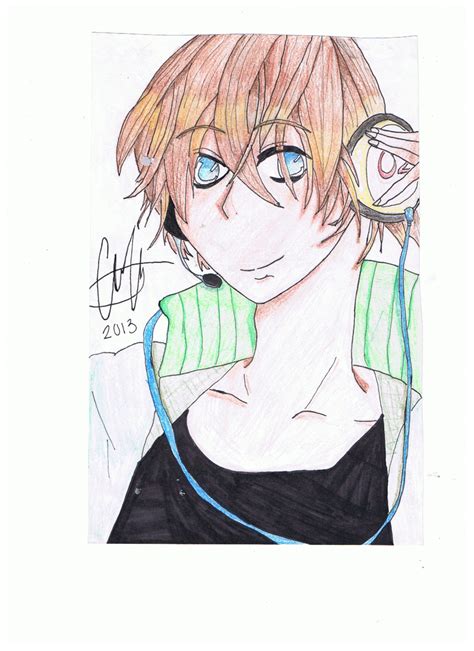 Anime Boy wearing headphones by AnimePrincess5678 on DeviantArt