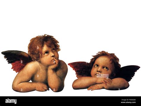 Cherub angel painting Cut Out Stock Images & Pictures - Alamy