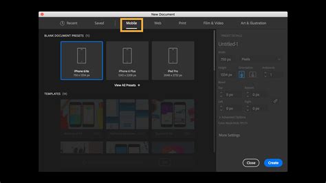 How to create a new document in Illustrator