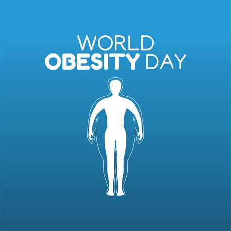 vector graphic of world obesity day good for world obesity day celebration. flat design. flyer ...