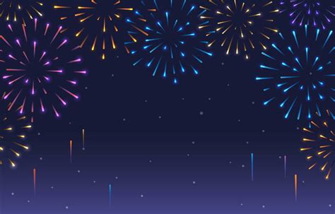 Colorful Fireworks Background 1446173 Vector Art at Vecteezy