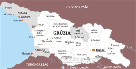 Grúzia térképek