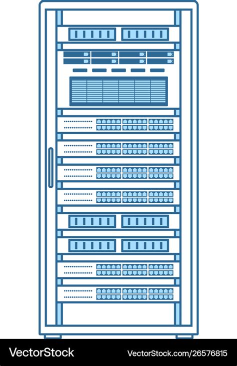 Server rack icon Royalty Free Vector Image - VectorStock