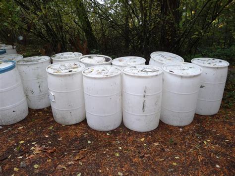 55 Gallon plastic barrels Saanich, Victoria