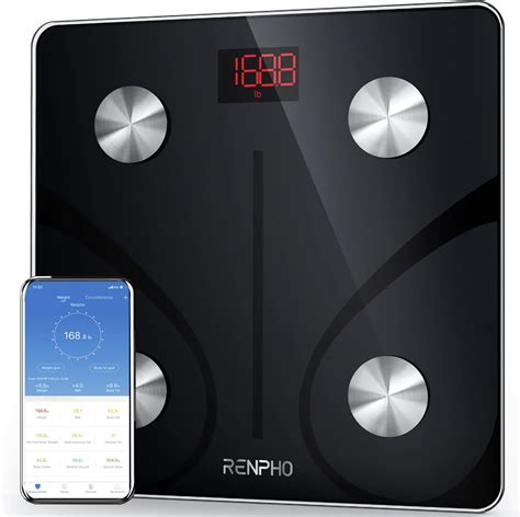 Buy RENPHO Smart Scale for Body Weight, Digital Bathroom Scale BMI Weighing Bluetooth Body Fat ...