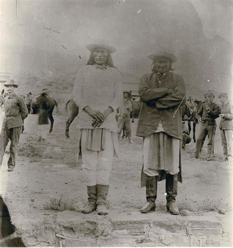 Geronimo ... at his surrender ... 1886. We loaded all the Apaches there on to a train (even the ...