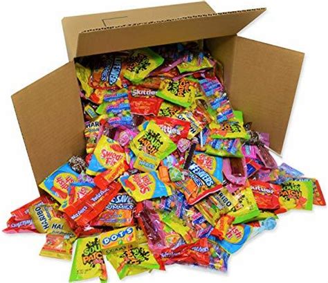 Halloween Candy Assorted Bulk Party Mix 110 oz - Over 240 Individually Wrapped C - Patches