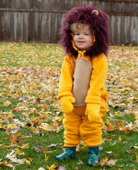 Homemade Lion Halloween Costume