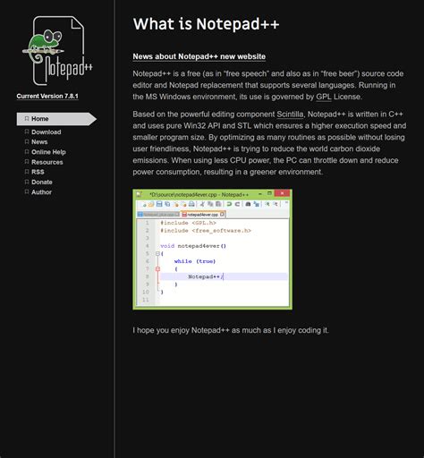 A fan Stylus theme for Notepad ++ website · Issue #7621 · notepad-plus ...