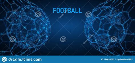 Soccer Ball in the Goal Net. Sports Equipment Stock Vector - Illustration of gate, digital ...