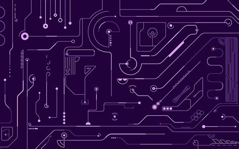 Technology Circuit, Purple Tech HD wallpaper | Pxfuel