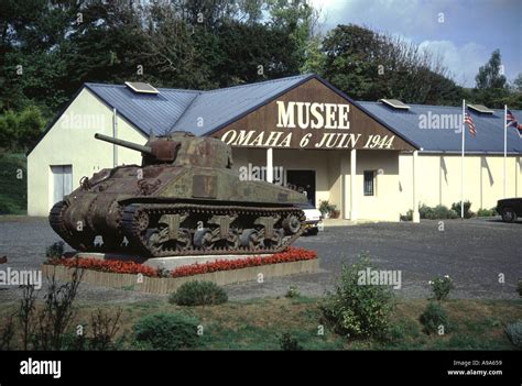 Museum at Omaha Beach in Normandy France abou the D Day landings in ...