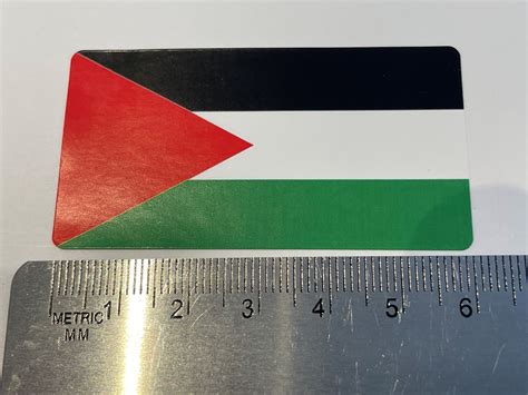 Palestine Flag Stickers Rectangular x 24 per sheet | Etsy