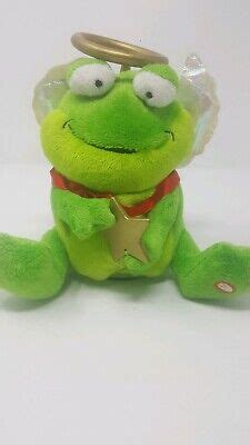 GEMMY SINGING FROG PLUSH CHRISTMAS DECORATION Singing "Deck the Halls ...