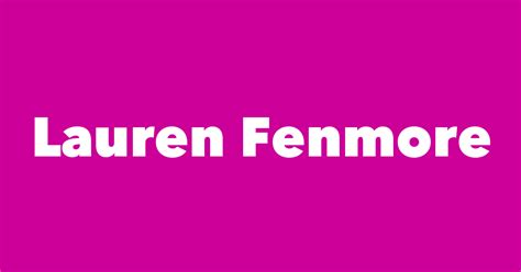 Lauren Fenmore - Spouse, Children, Birthday & More