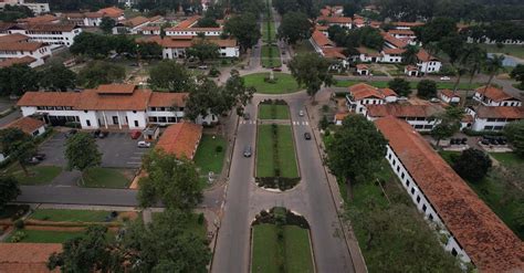 Drone footage of University of Ghana Legon Free Stock Video Footage, Royalty-Free 4K & HD Video Clip