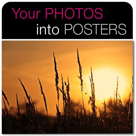 High resolution poster printing with vibrant colours, perfect for your photos or artwork. # ...