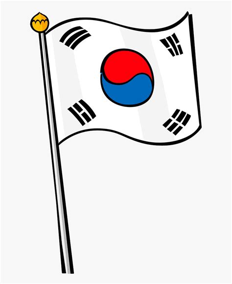 South Korea Flag Art , Free Transparent Clipart - ClipartKey