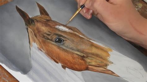 How to Paint a Horse | Acrylic painting tips - YouTube