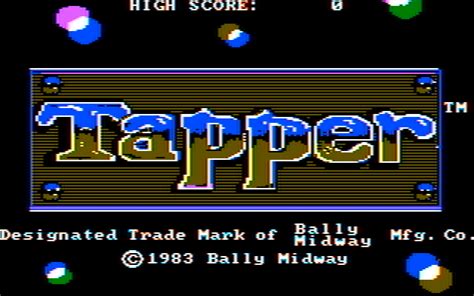 Tapper vgm music • VGMRips