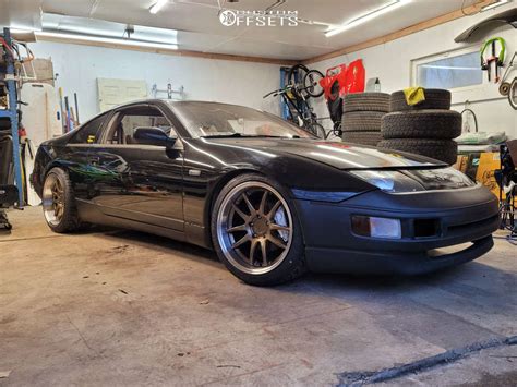 1993 Nissan 300ZX with 18x9.5 22 Aodhan Ds02 and 235/40R18 Kenda Kaiser and Coilovers | Custom ...