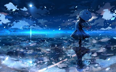 70+ Anime Girl In Water Hd Wallpaper Picture - MyWeb