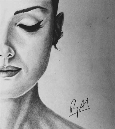 Half face#girl portrait#realistic | Face sketch, Girl sketch, Portrait girl