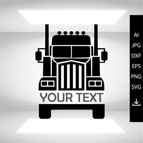 Truck Logo SVG File, American Trucker Svg, Truck Driver Svg, Semi Truck ...