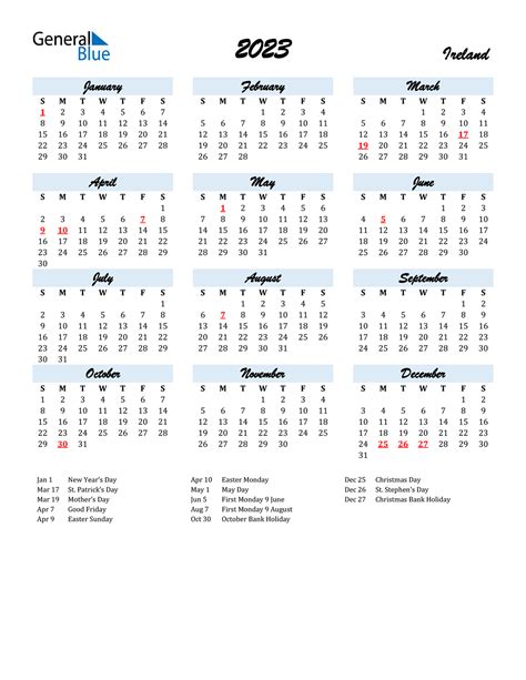 2024 Calendar Ireland Free Printable - 2024 CALENDAR PRINTABLE