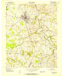 1951 Map of Franklin, KY — High-Res | Pastmaps