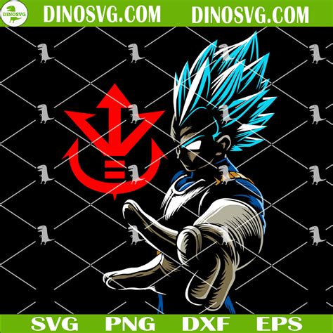 Vegeta Saiyan Crest SVG, Super Saiyan Blue SVG, Dragon Ball SVG, Anime SVG - DinoSvg