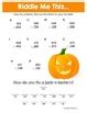 Halloween Subtraction Math Riddles by Snyder Classroom | TpT