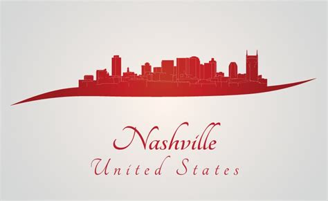 Nashville Skyline Vector Images (over 160)