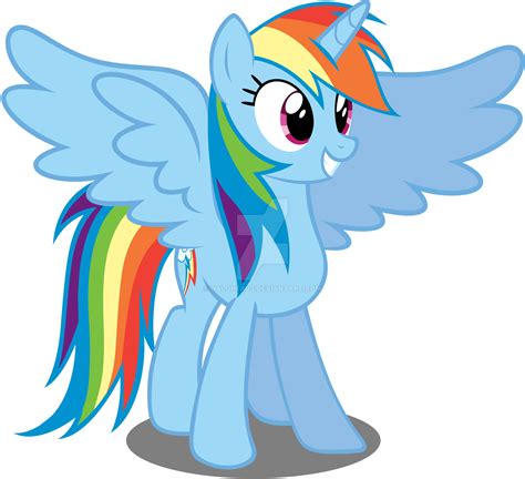 Imagen - Alicorn rainbow dash by haloheros-d7nwtmj.png | Wiki Mi Pequeño Pony: Fan Labor ...