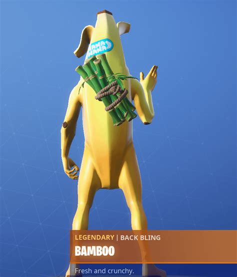 Peely looking cute with the bamboo back bling! : FortniteFashion