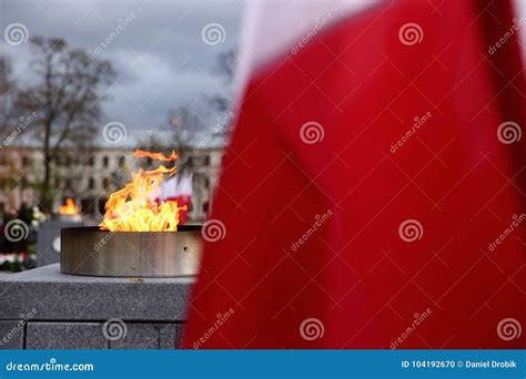 National flag of Poland. stock photo. Image of holiday - 104192670