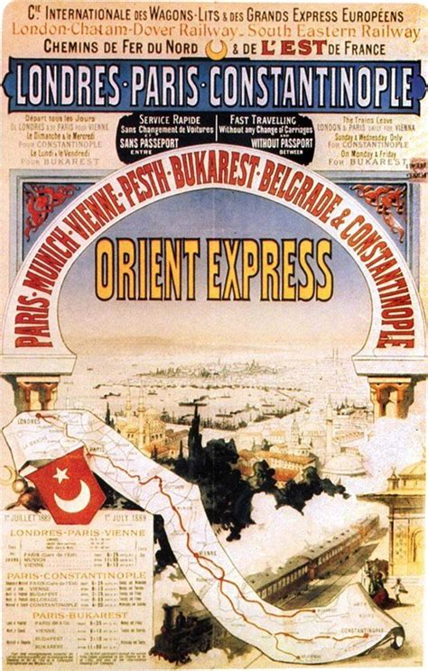 The Orient Express (Famous Poster) - On This Day