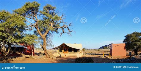 Desert Camp in Namib stock photo. Image of pano, outdoors - 88251668