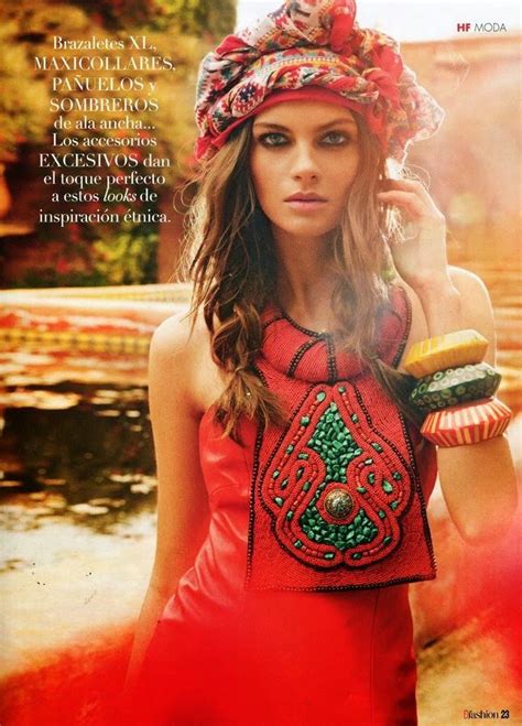 "Exoticism Under the Sun" Anja Voskresenska for Hola Magazine May 2015 | Fashion, Red fashion ...