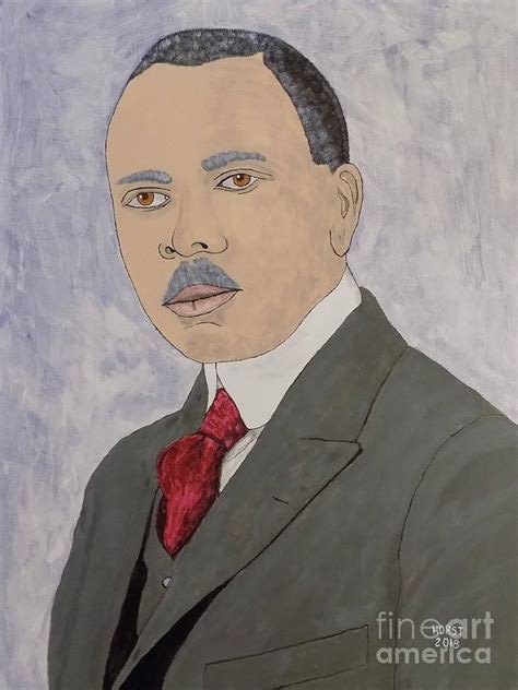 JAMES WELDON JOHNSON - Lift Every Voice and Sing Painting by David Horst - Fine Art America