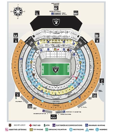 Seating Chart Oakland Coliseum | amulette