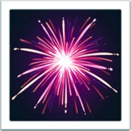 Fireworks Emoji (U+1F386)