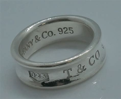 Cash USA Pawnshop. TIFFANY AND CO 1837 STERLING SILVER 925 RING SIZE 6.5 ; 1997 ; 7.1 GRAMS ...