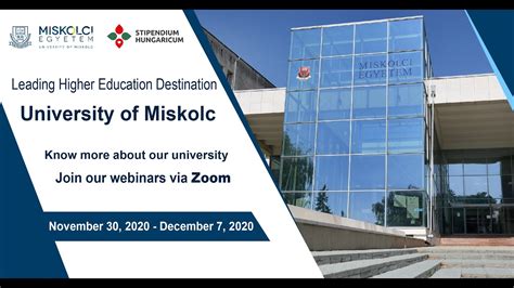 Study at University of Miskolc, Campus life! - YouTube