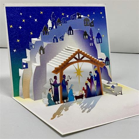 25+ Beautiful Handmade Pop-Up 3D Cut Out Christmas Greeting Cards of 2019 - Designbolts