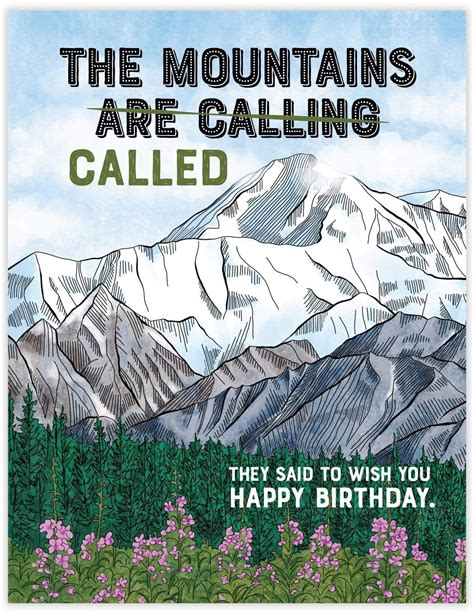 happy birthday mountains pic - Label E-Journal Art Gallery